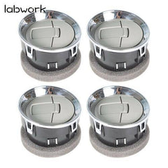 TOPPARTZ For 09-14 Ford F150 Interior 4 X AC Heater Air Vent Dash Dashboard Louvre Chrome