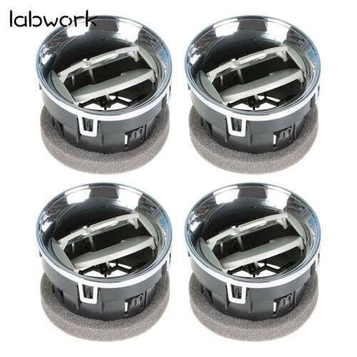 TOPPARTZ For 09-14 Ford F150 Interior 4 X AC Heater Air Vent Dash Dashboard Louvre Chrome