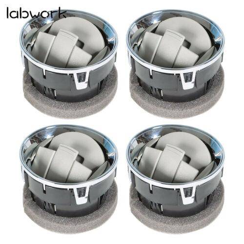 TOPPARTZ For 09-14 Ford F150 Interior 4 X AC Heater Air Vent Dash Dashboard Louvre Chrome
