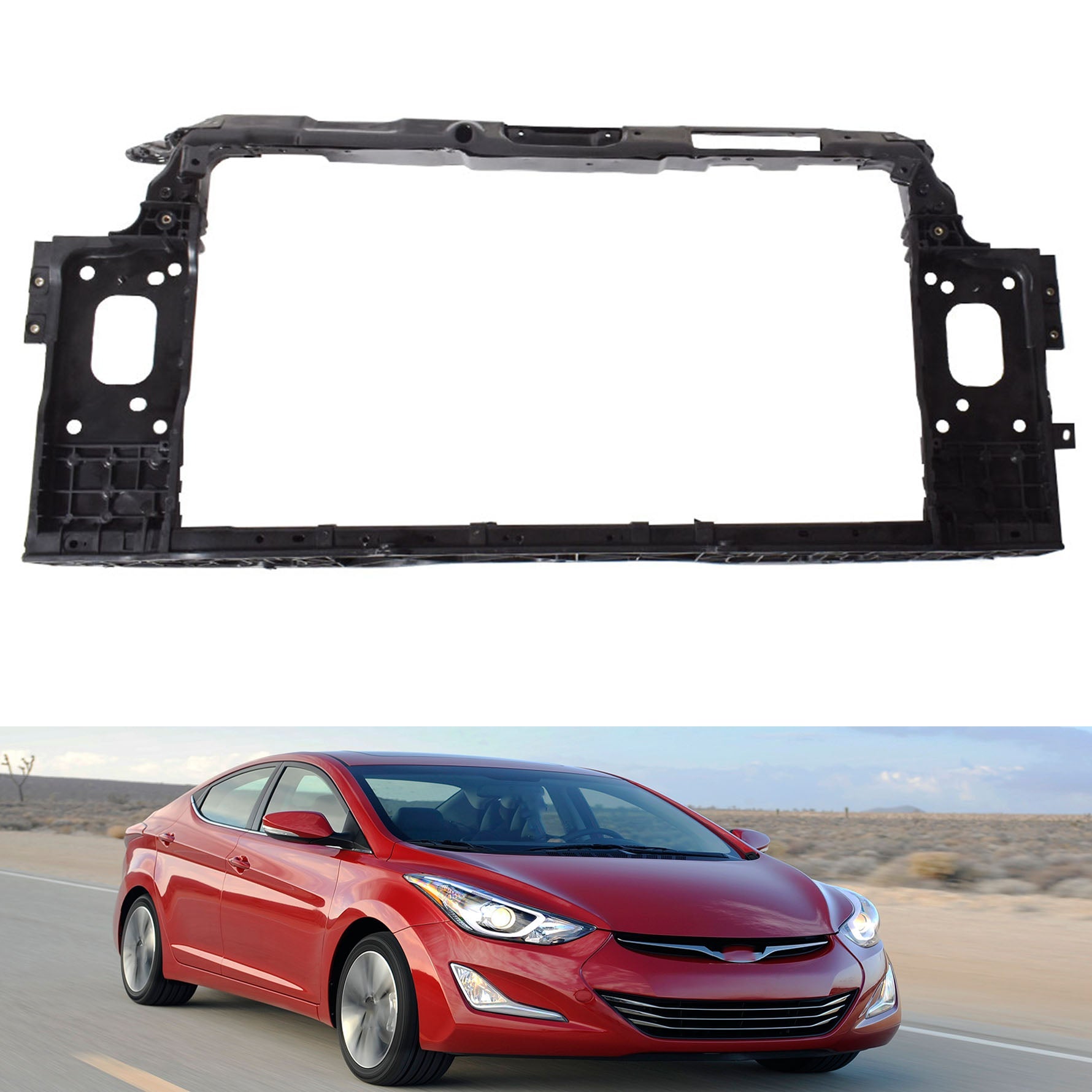 For 11-14 Elantra Sedan 1.8L/2.0L TOPPARTZ Radiator Support Assembly HY1225169