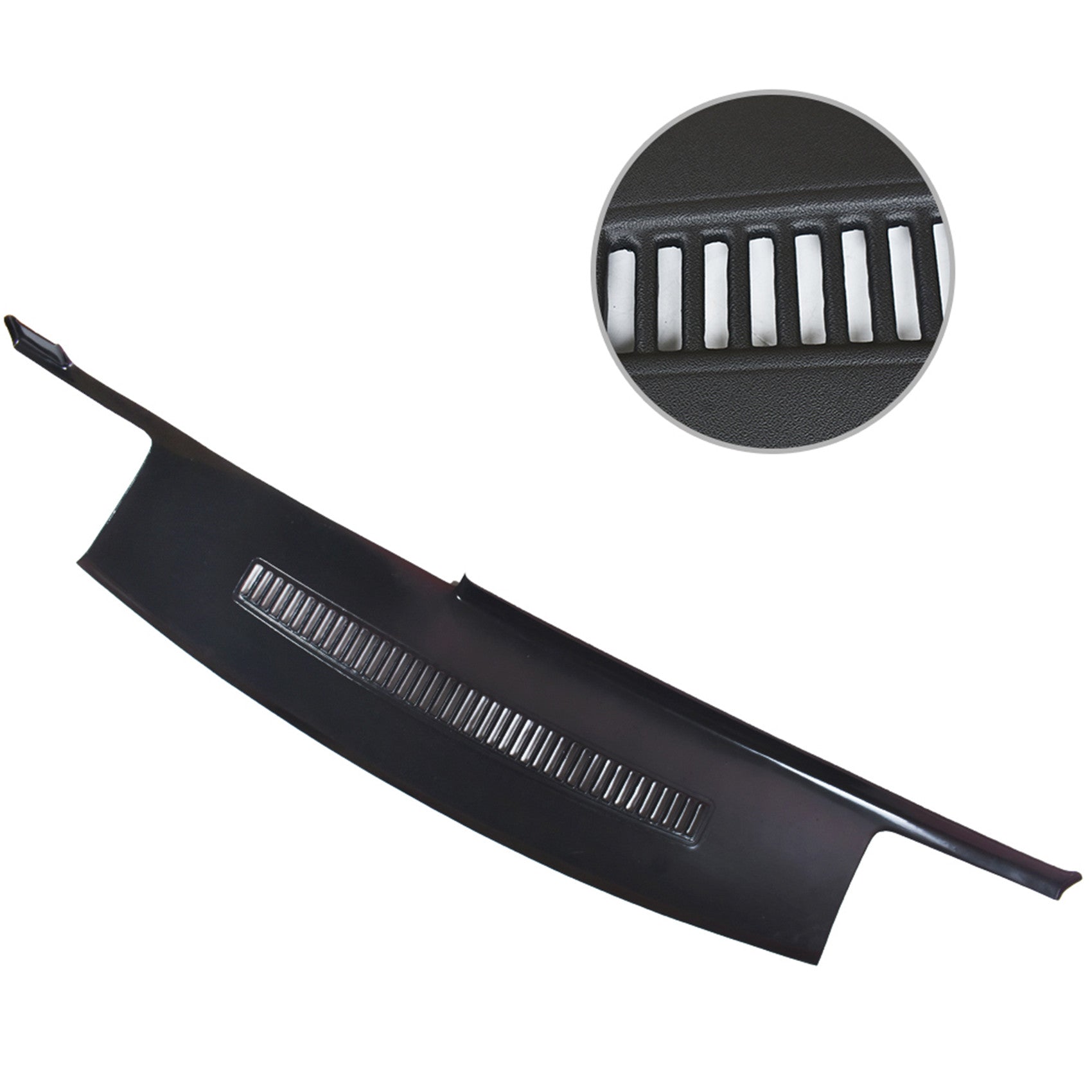 TOPPARTZ For 1988-1994 Chevy GMC C1500 K1500 Molded Dash Cap Cover Overlay w/Grille Black
