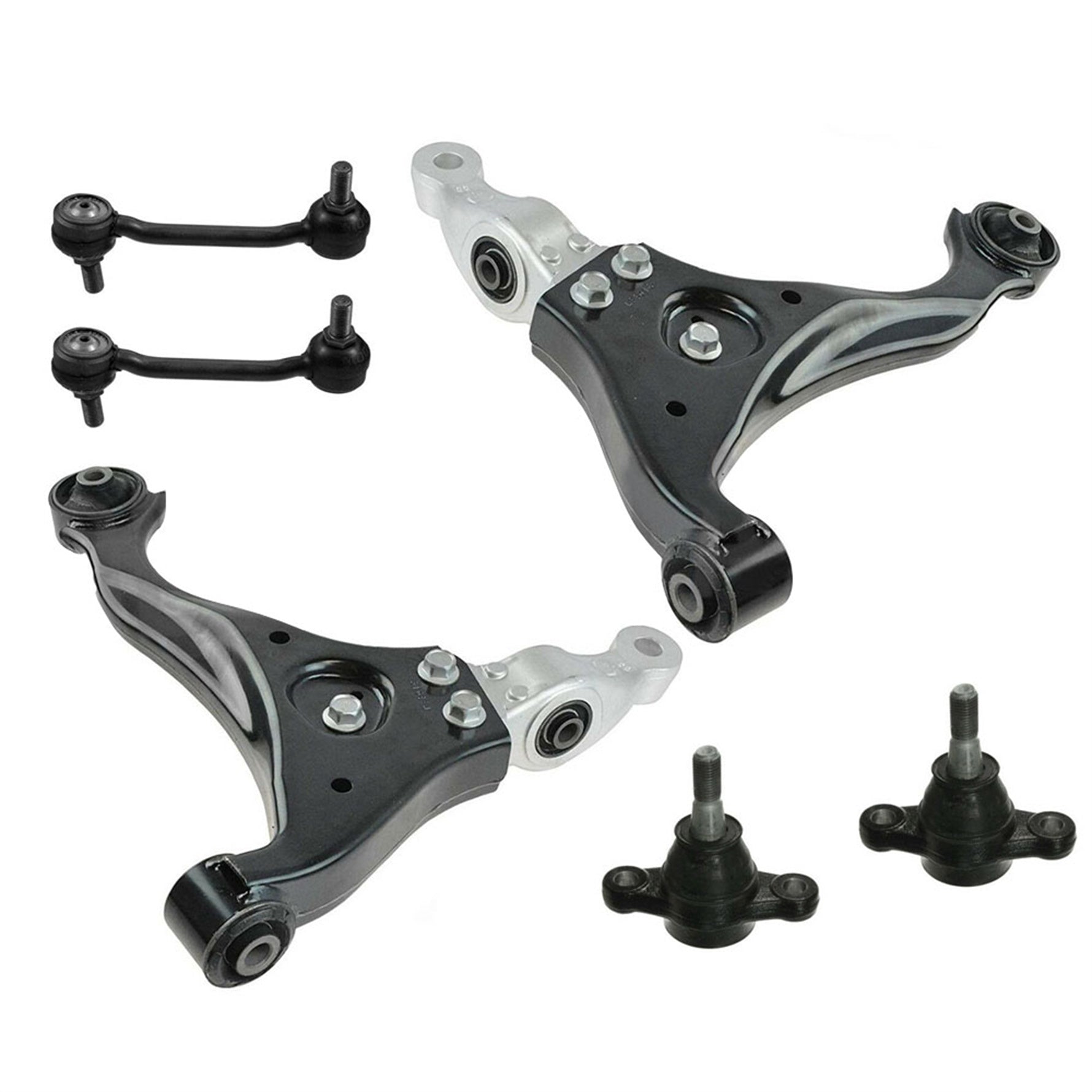 For 2006-2010 Hyundai Sonata (6) Front Lower Control Arm Ball Joint Sway Bar Kit