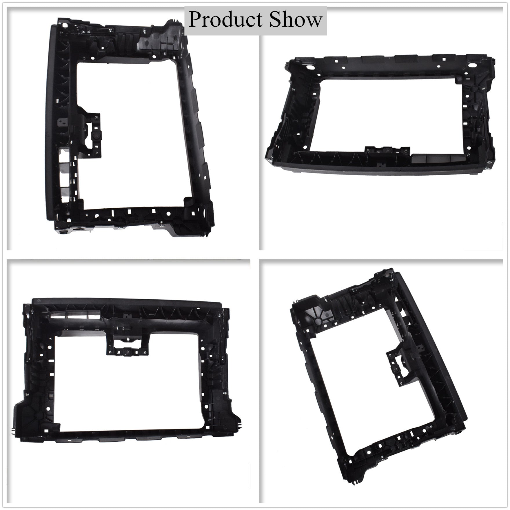 Radiator Support Assembly Black For 2012-2015 Volkswagen Passat