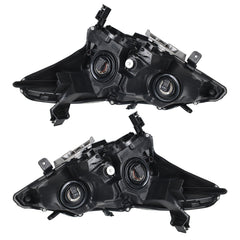 For 2013-2015 Altima 4-Door Sedan Black Housing Headlights Driver&Passenger Side