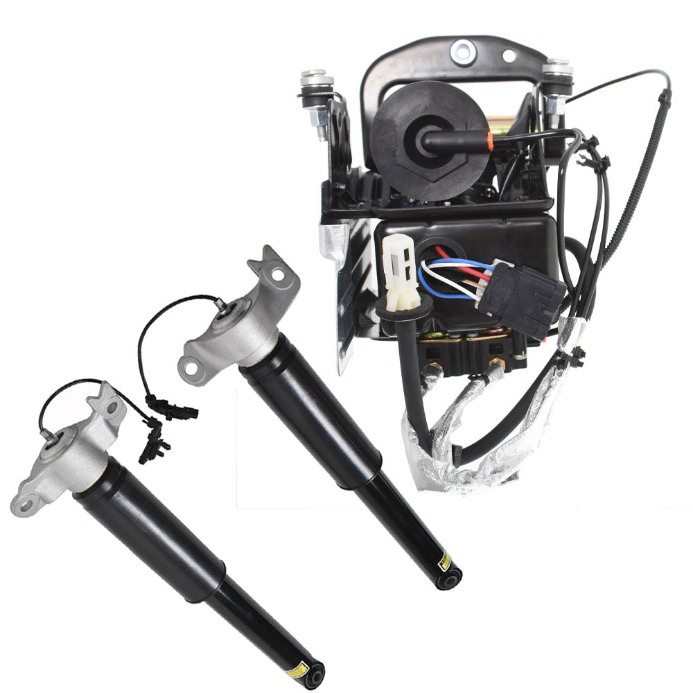 For 2013-2018 Cadillac XTS Rear Electronic Shock Absorbers & Air Compressor Pump