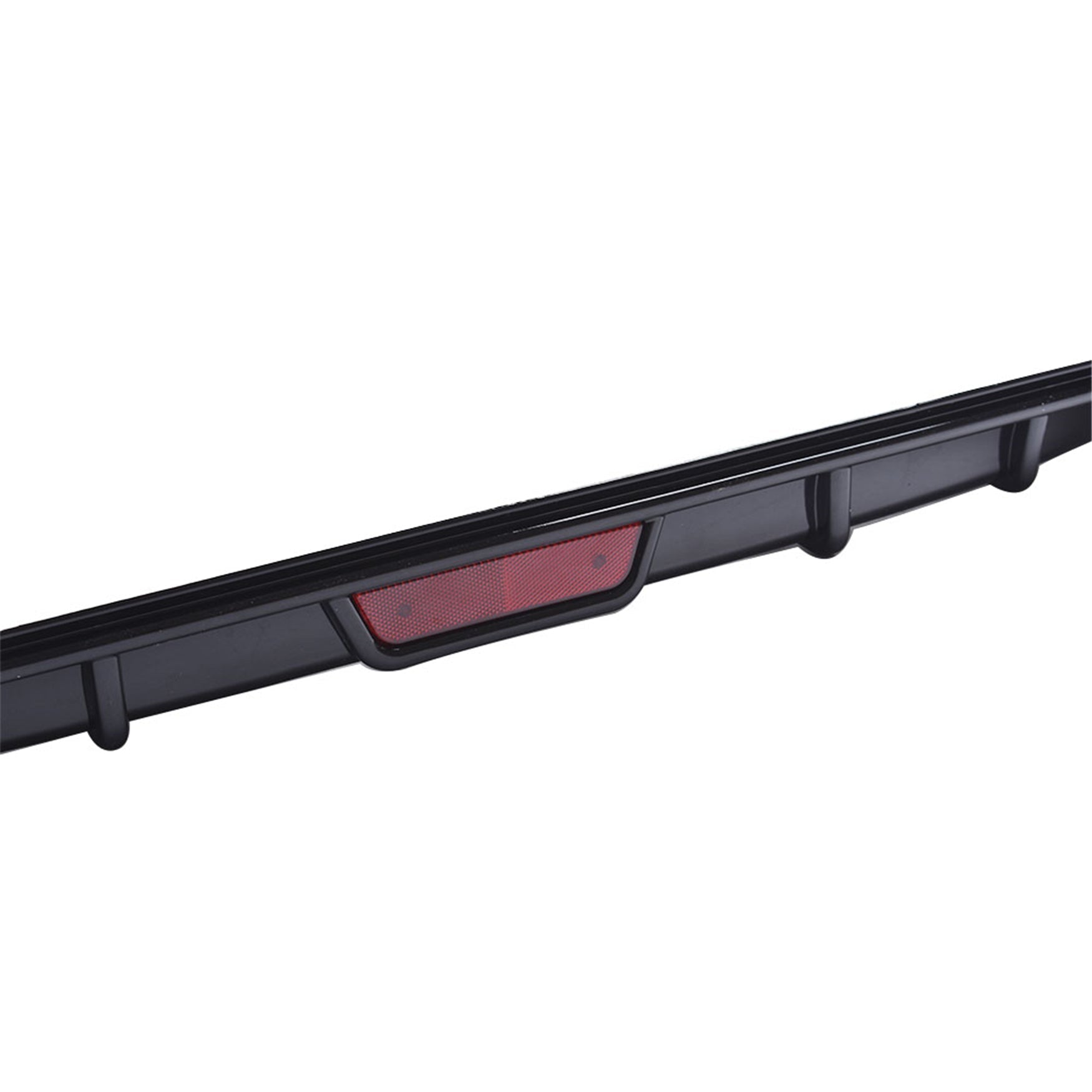 Rear Bumper Diffuser Lip Trim For 2018-2020 Honda Accord 10th Black Plastic