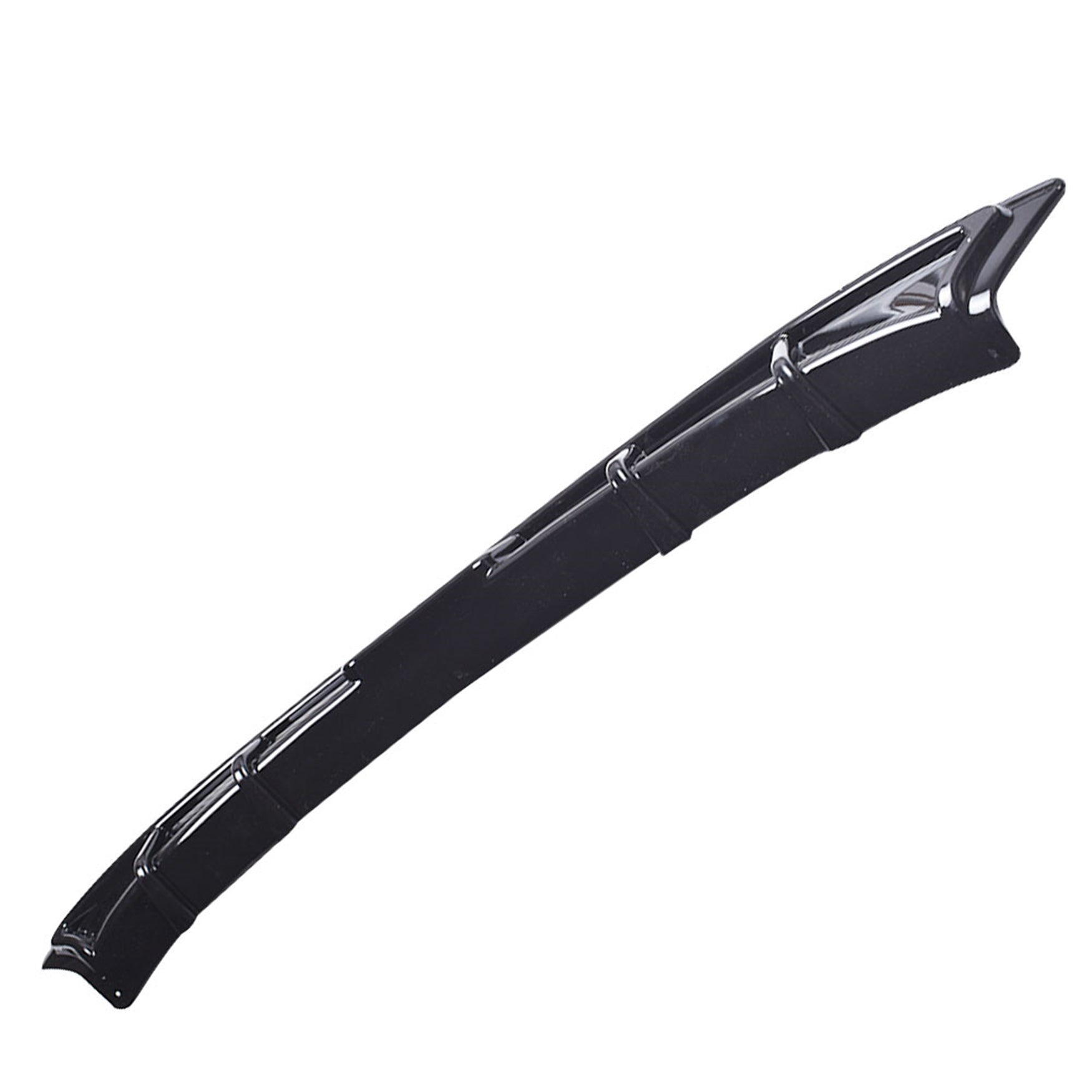 Rear Bumper Diffuser Lip Trim For 2018-2020 Honda Accord 10th Black Plastic