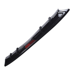 Rear Bumper Diffuser Lip Trim For 2018-2020 Honda Accord 10th Black Plastic