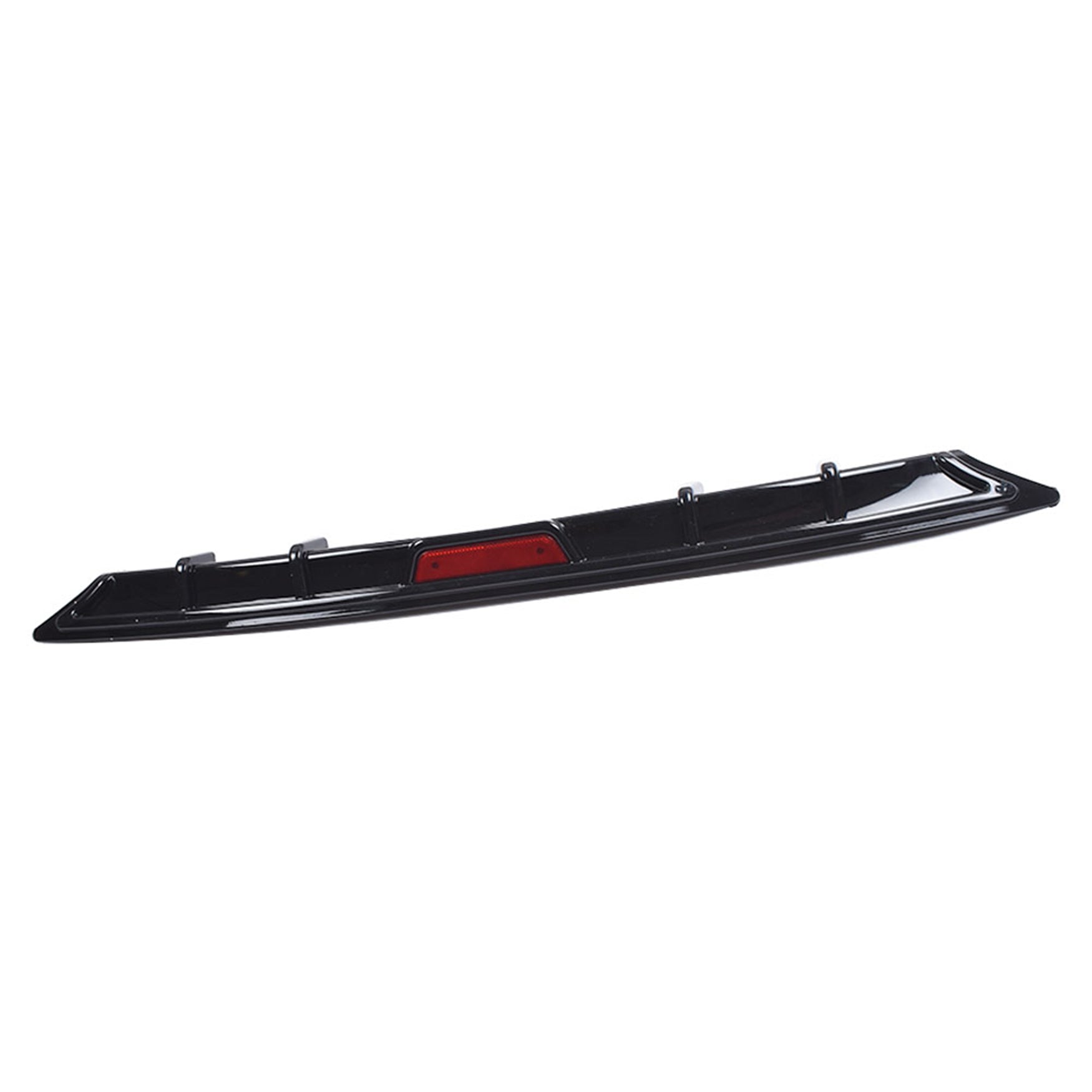 Rear Bumper Diffuser Lip Trim For 2018-2020 Honda Accord 10th Black Plastic