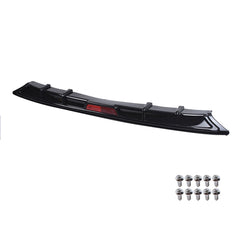 Rear Bumper Diffuser Lip Trim For 2018-2020 Honda Accord 10th Black Plastic