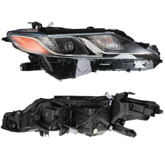 LED Headlights For 2018-2019 Toyota Camry LE SE Black Housing Passenger & Driver