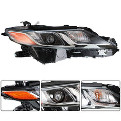 LED Headlights For 2018-2019 Toyota Camry LE SE Black Housing Passenger & Driver