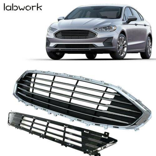 Plastic Trim For 2019 2020 Ford Fusion Front Grille Upper Lower Bumper