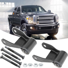 For 94-02 Dodge Ram 2500 3500 W 3' Spring Pair of Rear Leaf Spring Shackle