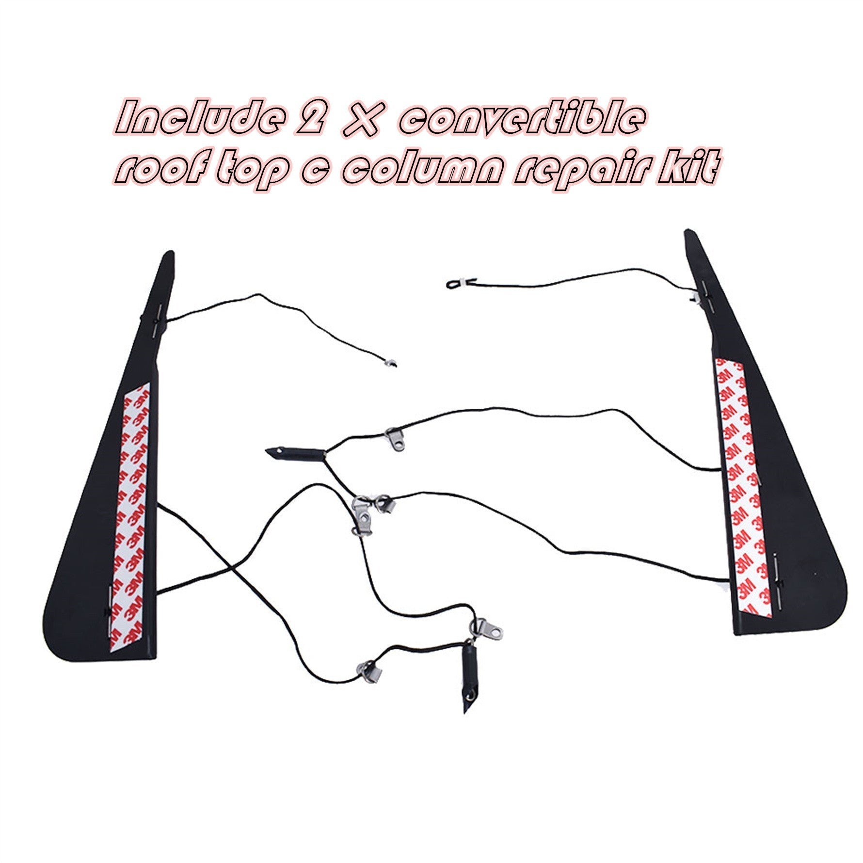 For BMW E46 325Ci 330Ci M3 Convertible Top C Column Repair Kit 54317135351 98-06
