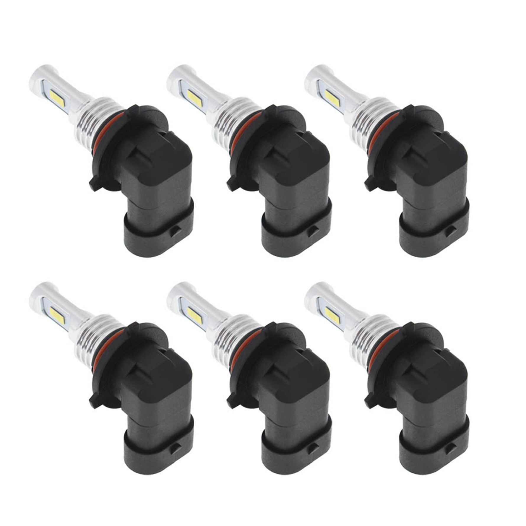 For Chevy Silverado 1500 2500 HD 2004-2006 LED Headlight Fog Light Bulbs 3 Pair