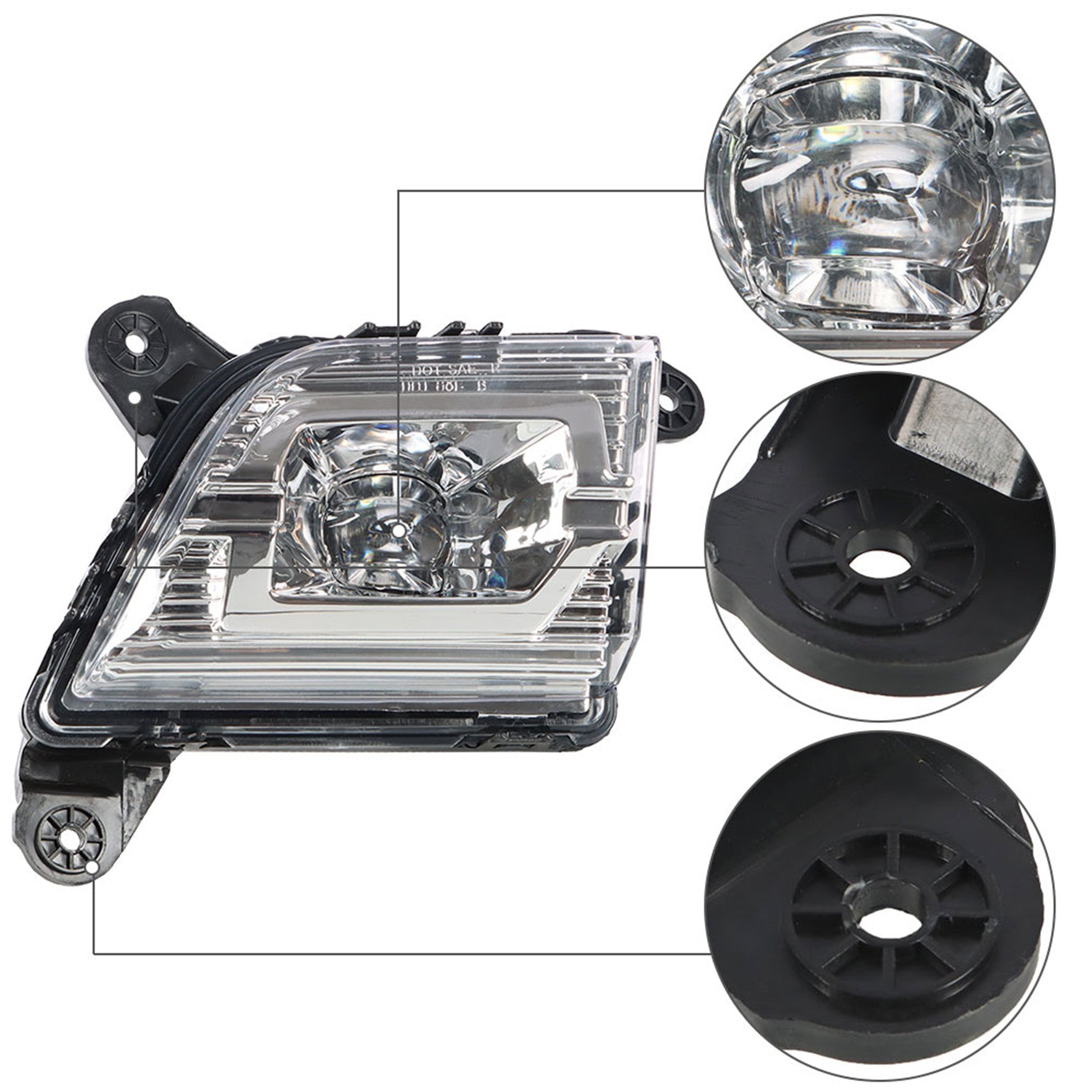 For Chevy silverado 1500w/ Switch 2019-2020 Bumper LED Fog Lights Driving Lamps