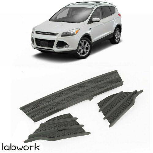For Ford Escape 2013-2016 Front Bumper Lower Grille and Fog Lamp Cover 3PCS
