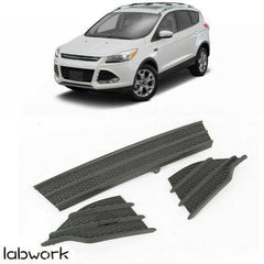 For Ford Escape 2013-2016 Front Bumper Lower Grille and Fog Lamp Cover 3PCS
