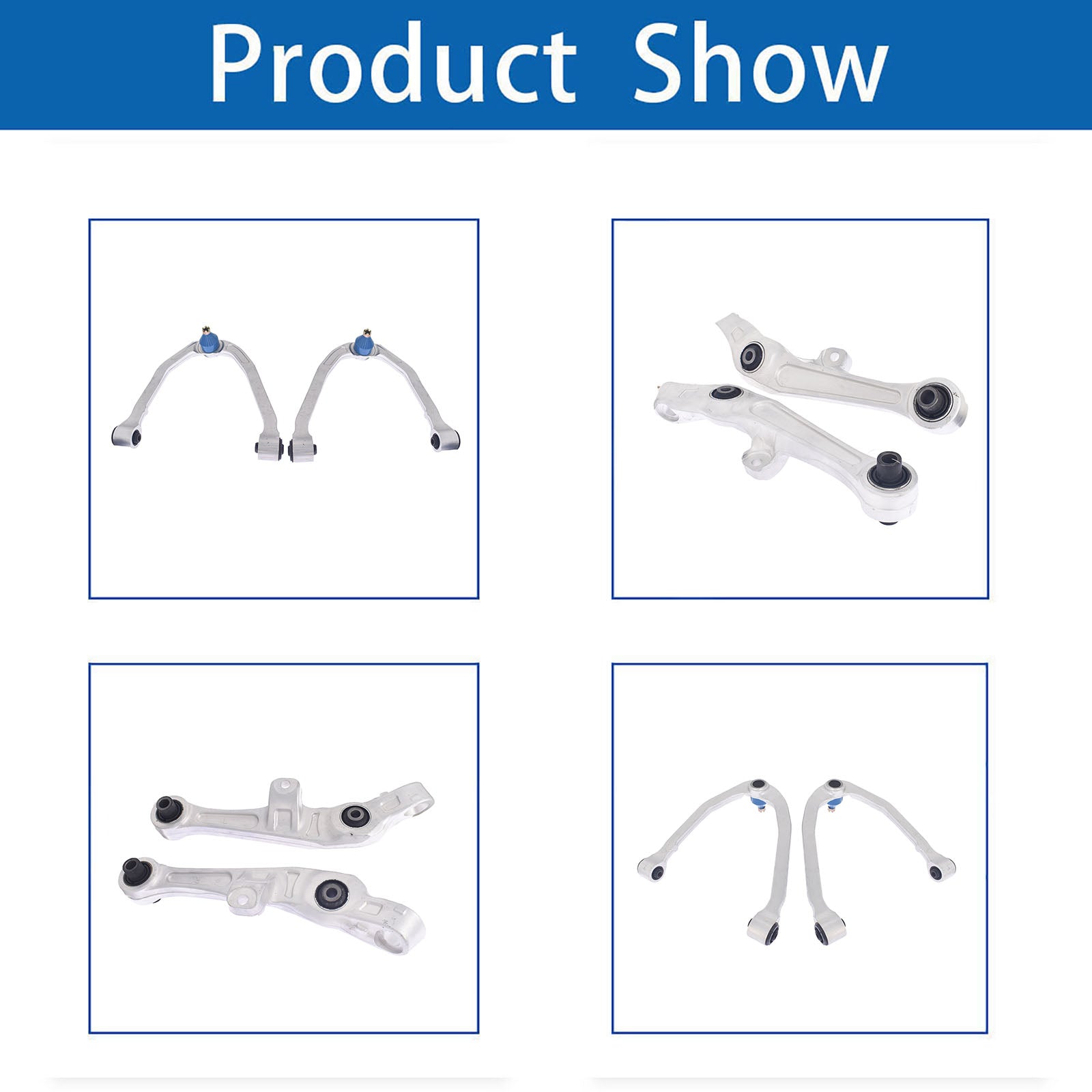 For G35 350Z RWD Coupe  Front Suspension Lower Control Arm 6pc Kit Set 3.5L