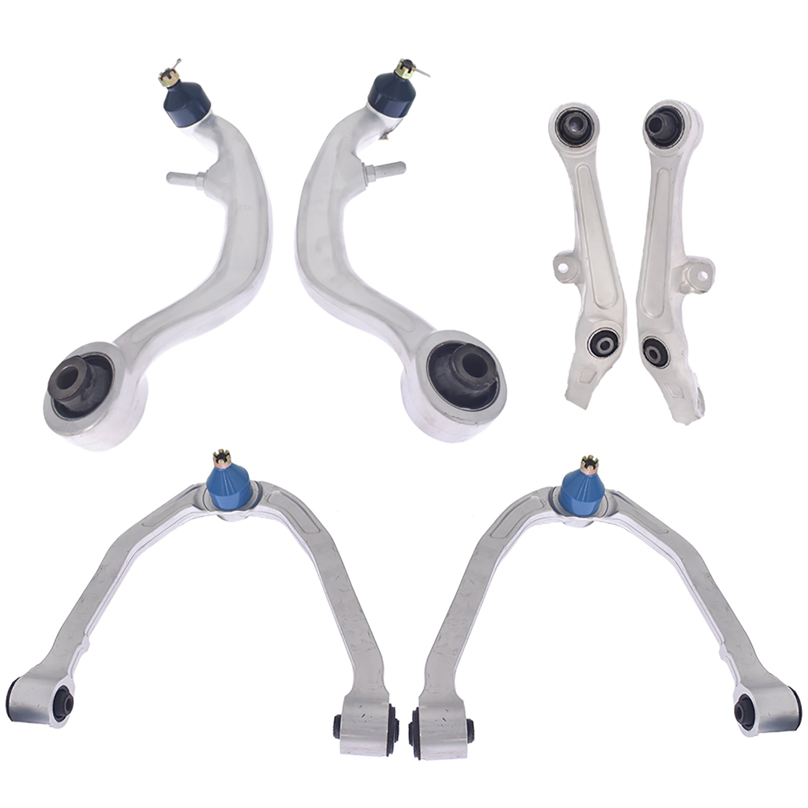 For G35 350Z RWD Coupe  Front Suspension Lower Control Arm 6pc Kit Set 3.5L