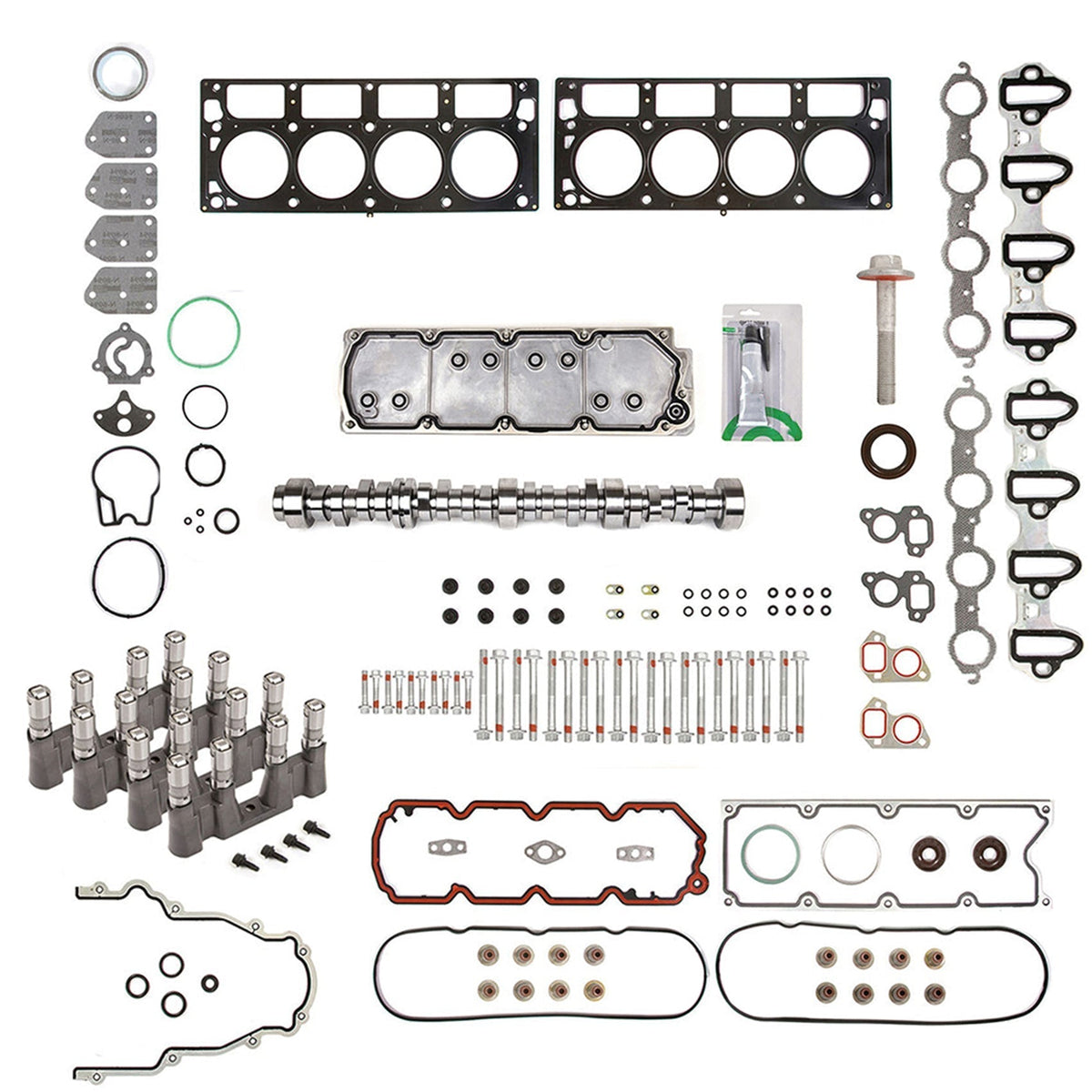 AFM DOD KIT CAM GASKETS BOLTS LIFTERS+MORE For 2007-2013 Silverado Chevy 5.3L