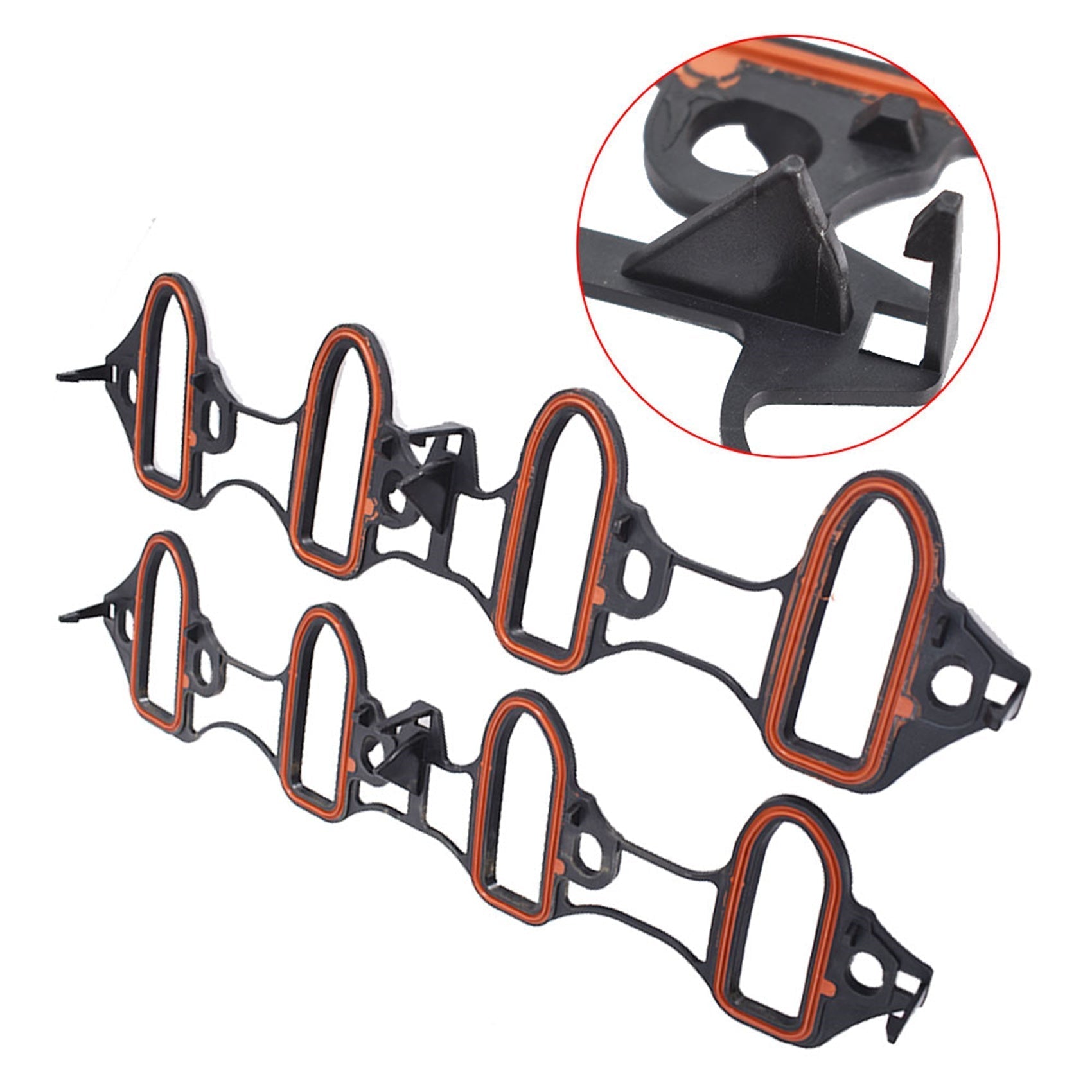 For Silverado Sierra  Intake Manifold Gasket Kit Knock Sensor Harness Set 5pc