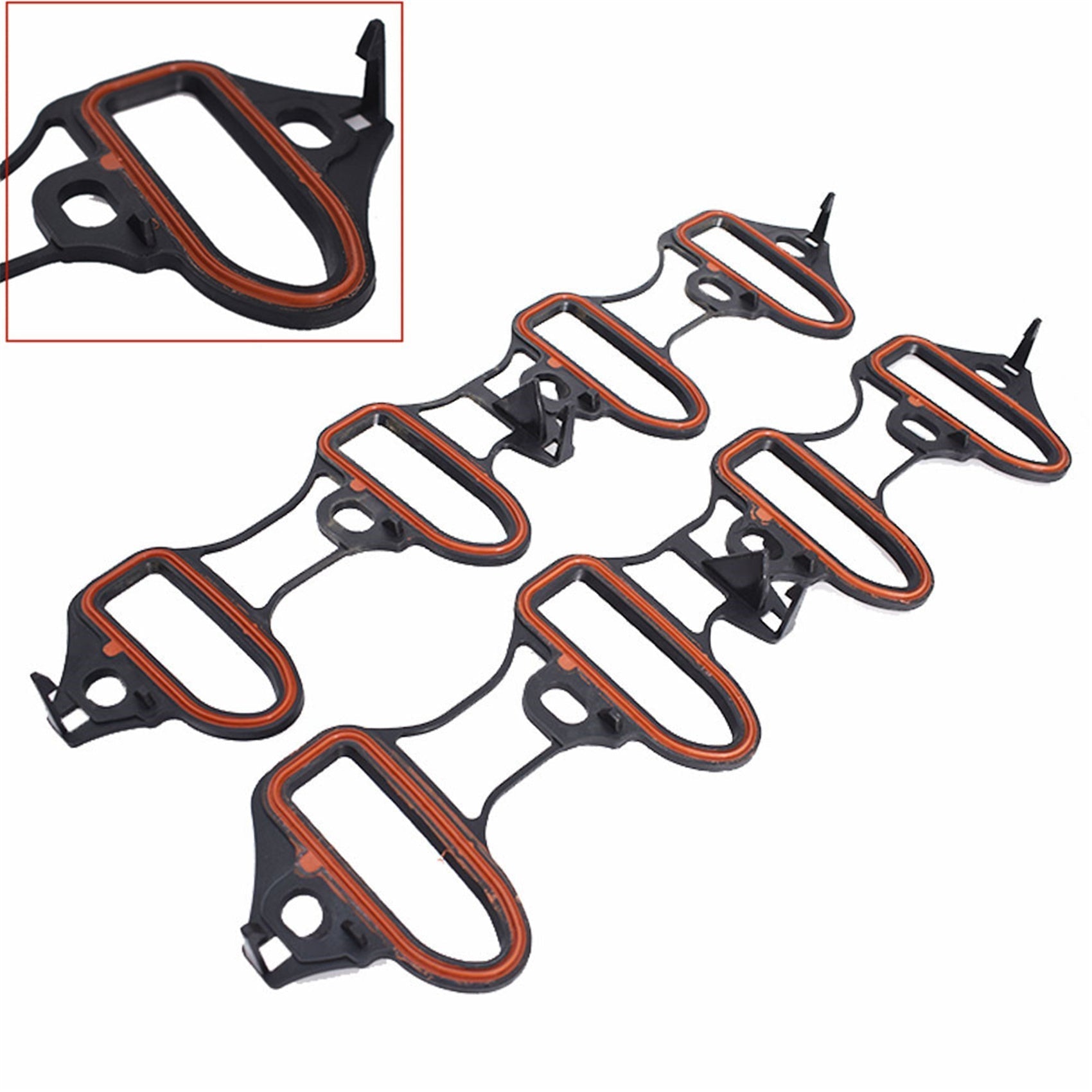 For Silverado Sierra  Intake Manifold Gasket Kit Knock Sensor Harness Set 5pc