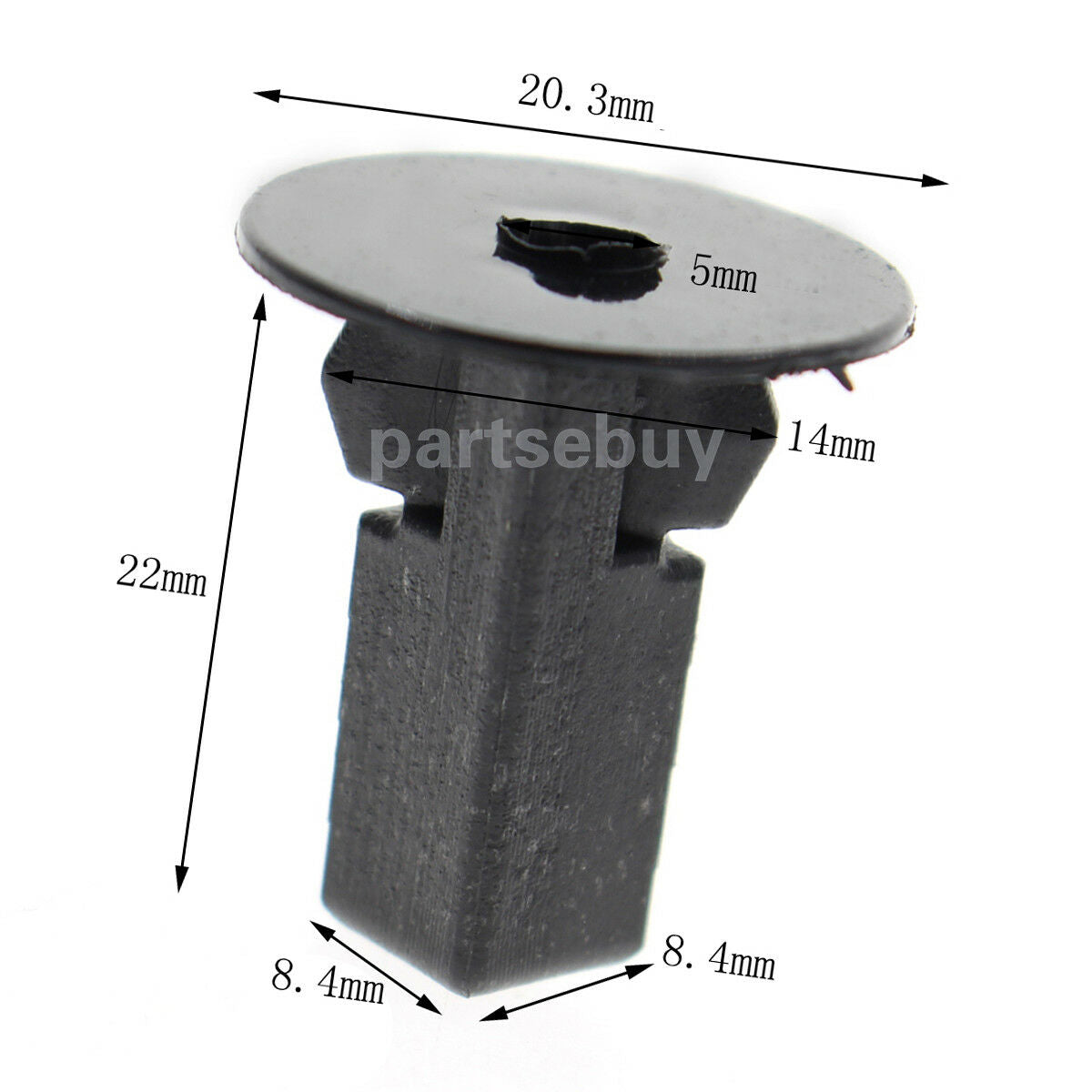 For Toyota 100 Pcs Car Fastener Clips Bumper Inner Fender Rivets Push 8x8.2mm