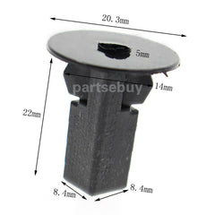 For Toyota 100 Pcs Car Fastener Clips Bumper Inner Fender Rivets Push 8x8.2mm