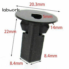 For Toyota 100 Pcs Car Fastener Clips Bumper Inner Fender Rivets Push 8x8.2mm