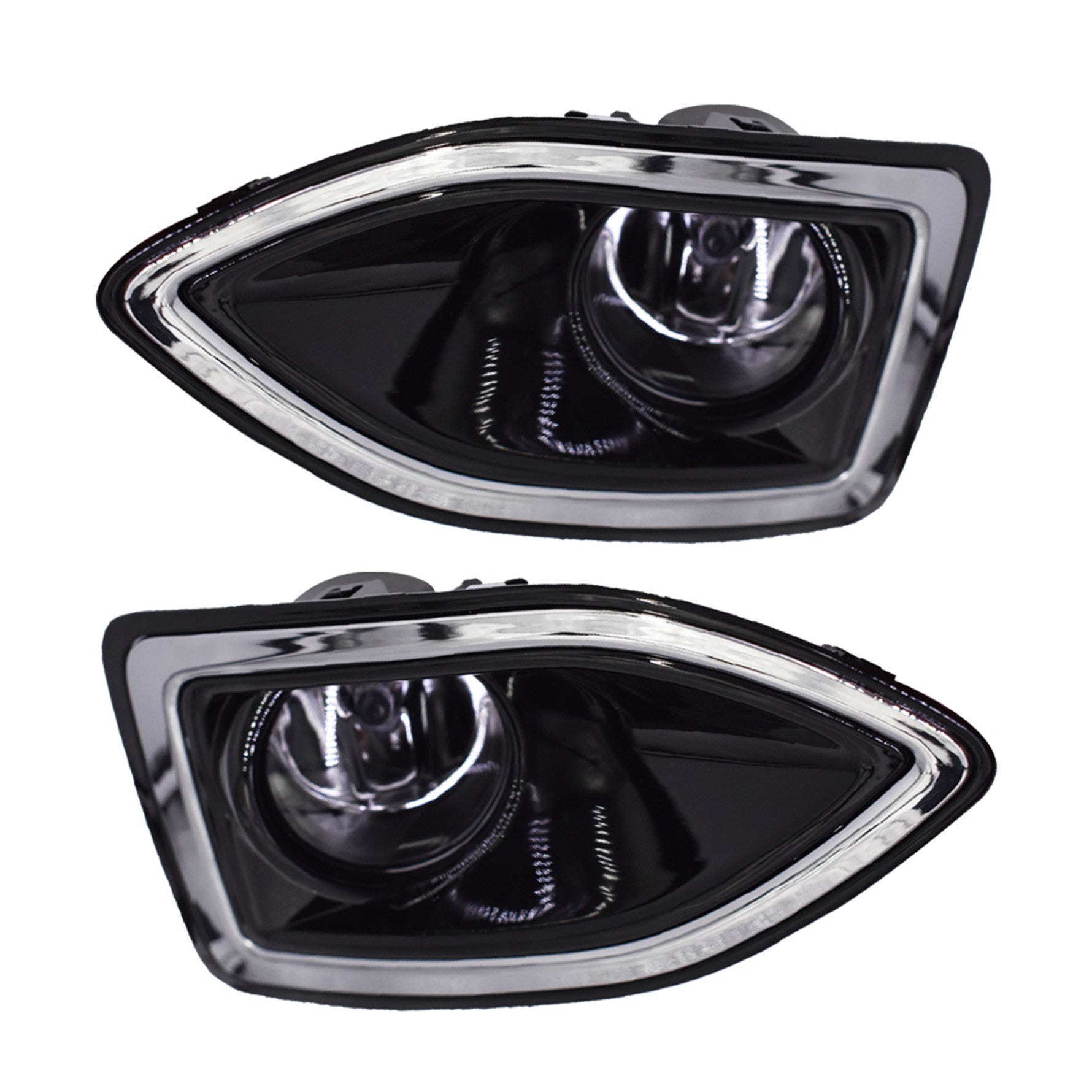 Front Bumper Bezel Fog Lights Lamps Harness Switch Kit For Ford Edge 2015-2018