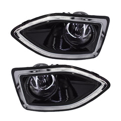 Front Bumper Bezel Fog Lights Lamps Harness Switch Kit For Ford Edge 2015-2018