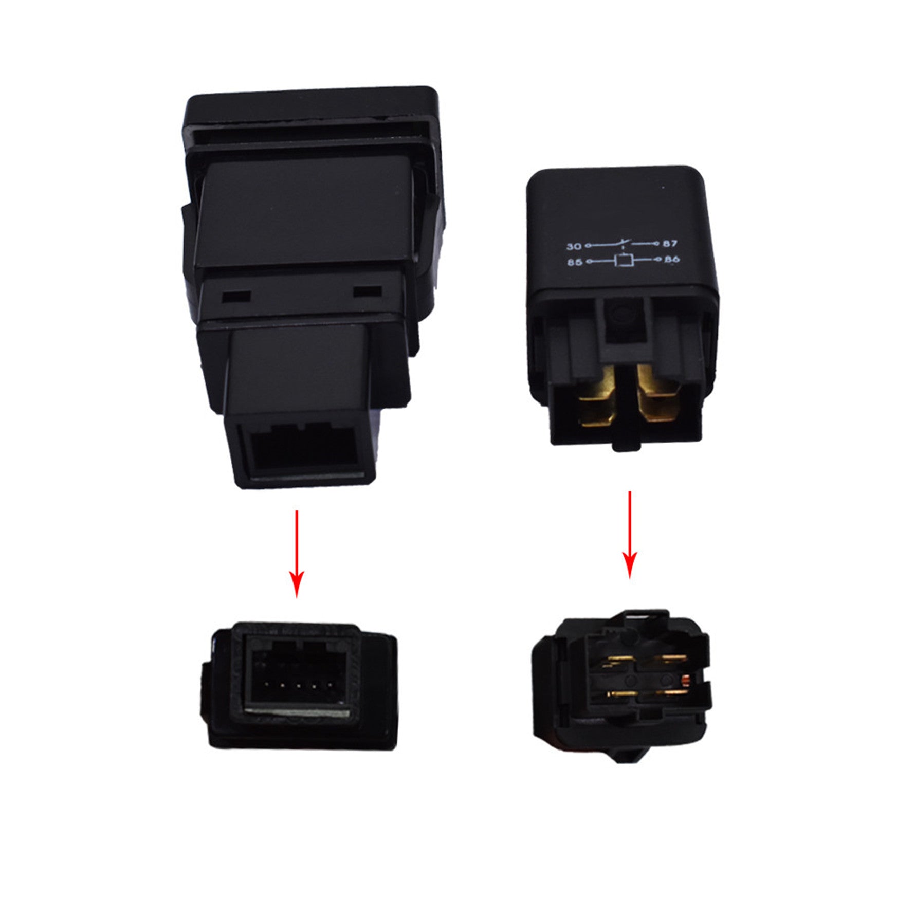 Front Bumper Bezel Fog Lights Lamps Harness Switch Kit For Ford Edge 2015-2018