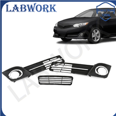 Front Bumper Lower Grille Fog Lamp Cover Bezel Fit For 2012-2014 Toyota Camry SE