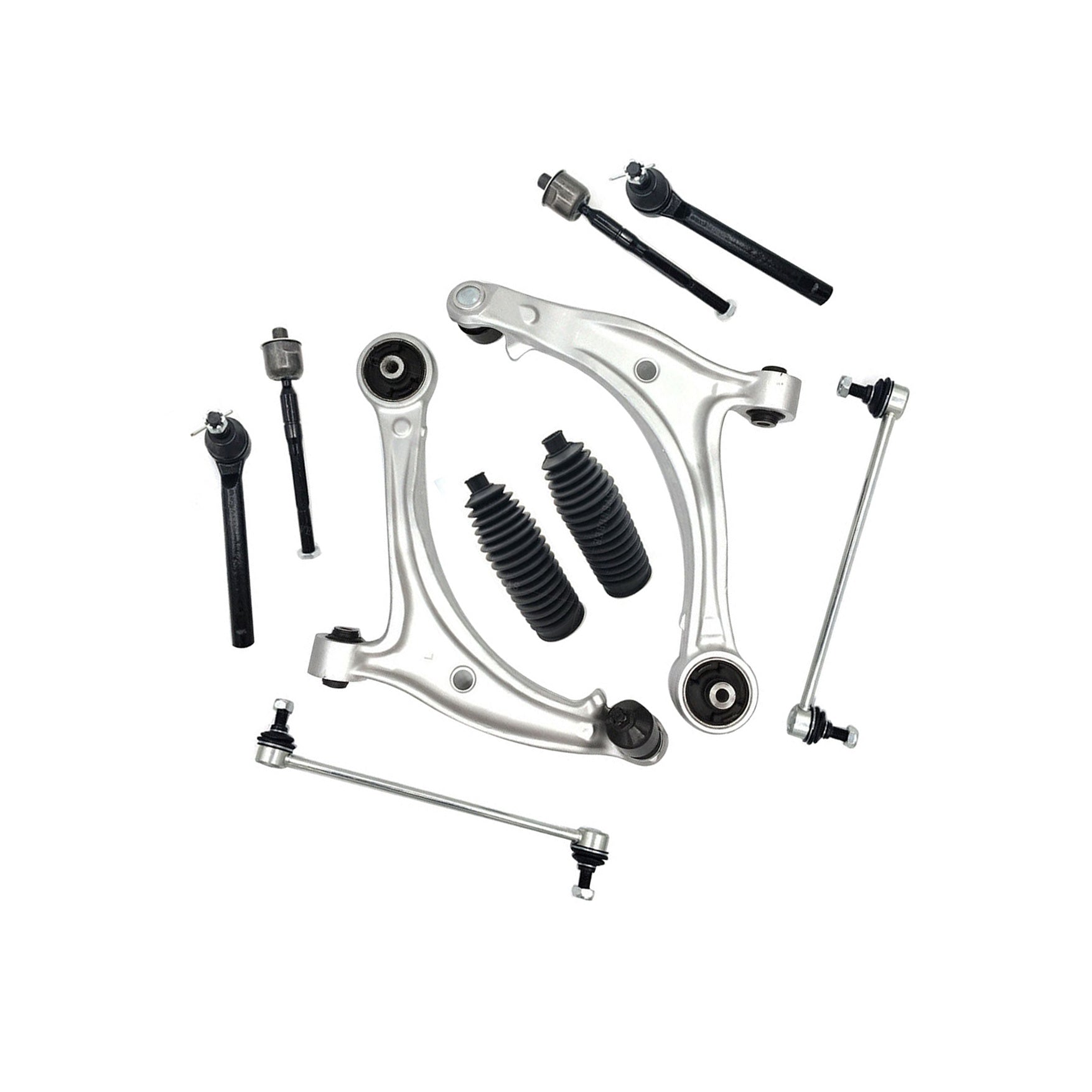 Front Lower Aluminum Control Arm Suspension Kit For 05-10 Honda Odyssey 10PC
