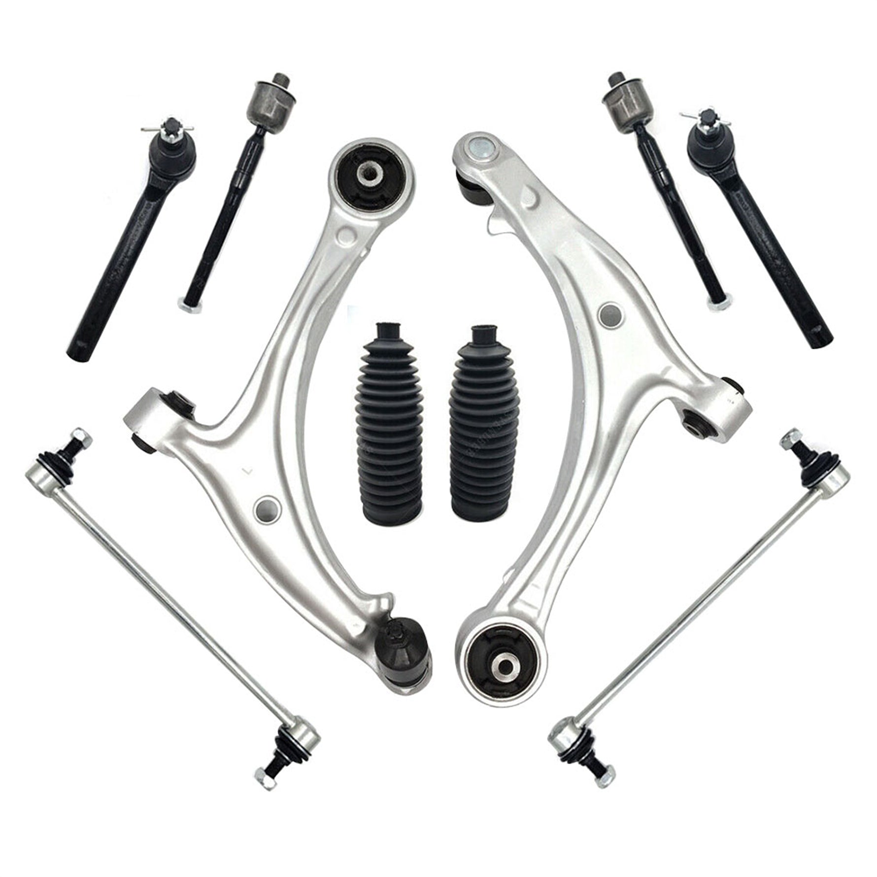 Front Lower Aluminum Control Arm Suspension Kit For 05-10 Honda Odyssey 10PC