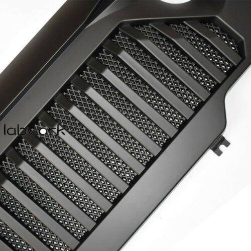 Front Matte Grill Grille Black W/Mesh For 1997-2006 Jeep Wrangler TJ