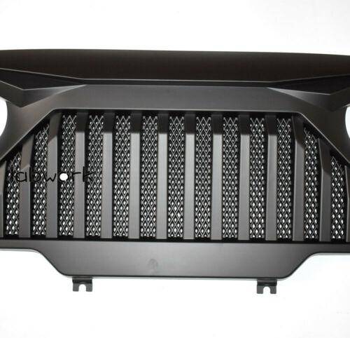 Front Matte Grill Grille Black W/Mesh For 1997-2006 Jeep Wrangler TJ