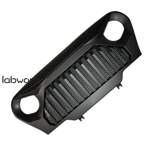 Front Matte Grill Grille Black W/Mesh For 1997-2006 Jeep Wrangler TJ