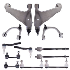 Front Upper & Lower Control Arms w/Ball Joint Tie Rod Ends For 08-14 CTS 12PC