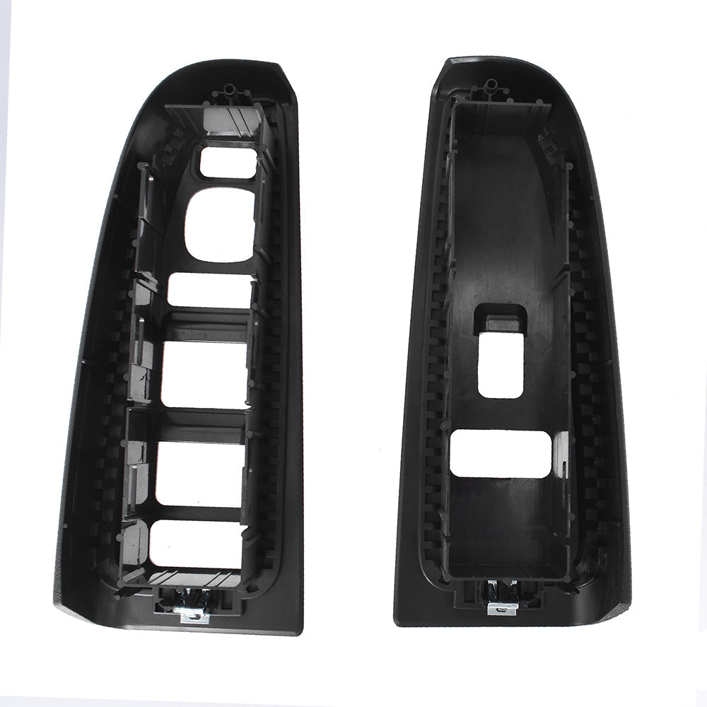 Front Window Switch Trim Bezel Fit For 2003-2007 Silverado Sierra Dark Gray