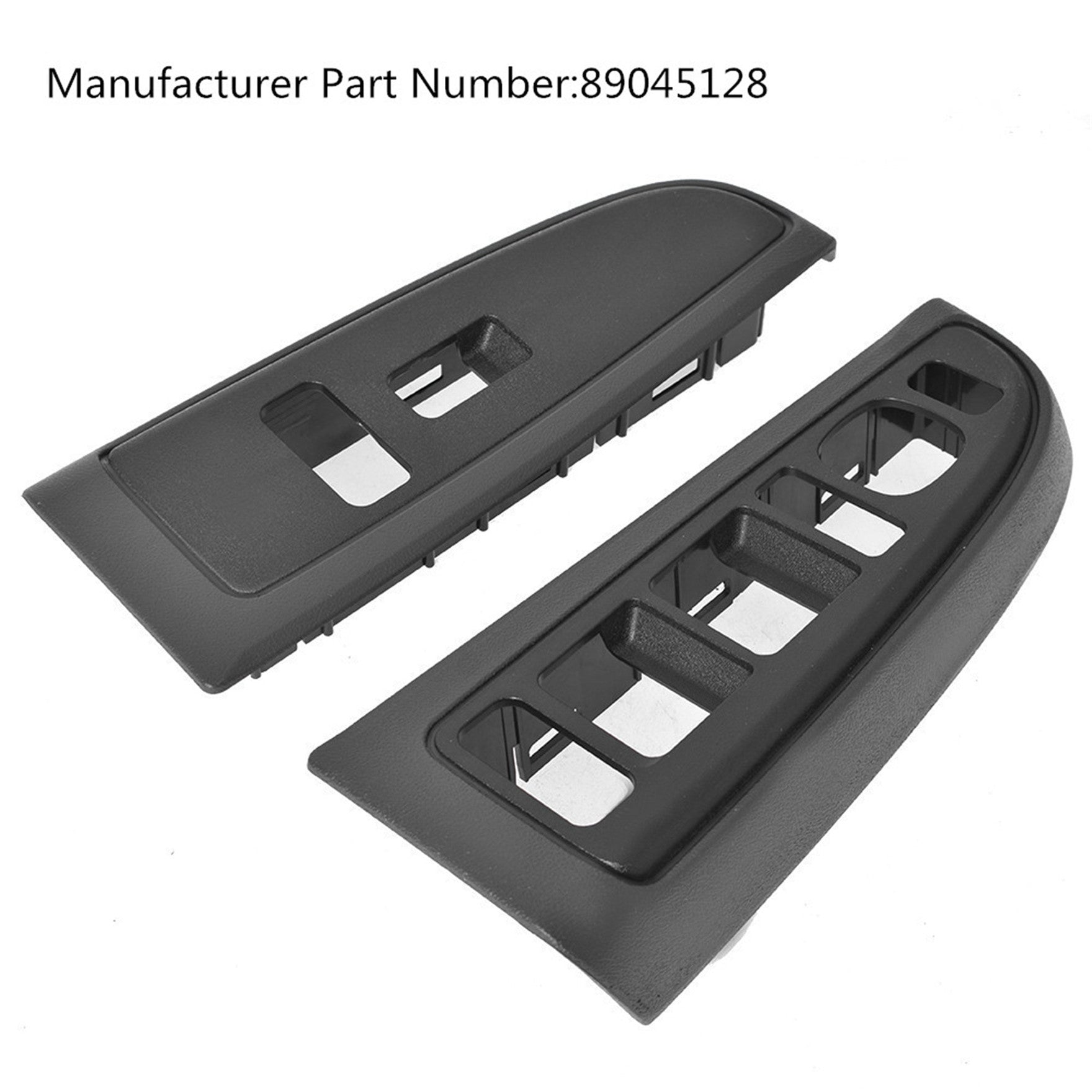 Front Window Switch Trim Bezel Fit For 2003-2007 Silverado Sierra Dark Gray