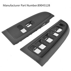 Front Window Switch Trim Bezel Fit For 2003-2007 Silverado Sierra Dark Gray