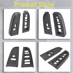 Front Window Switch Trim Bezel Fit For 2003-2007 Silverado Sierra Dark Gray