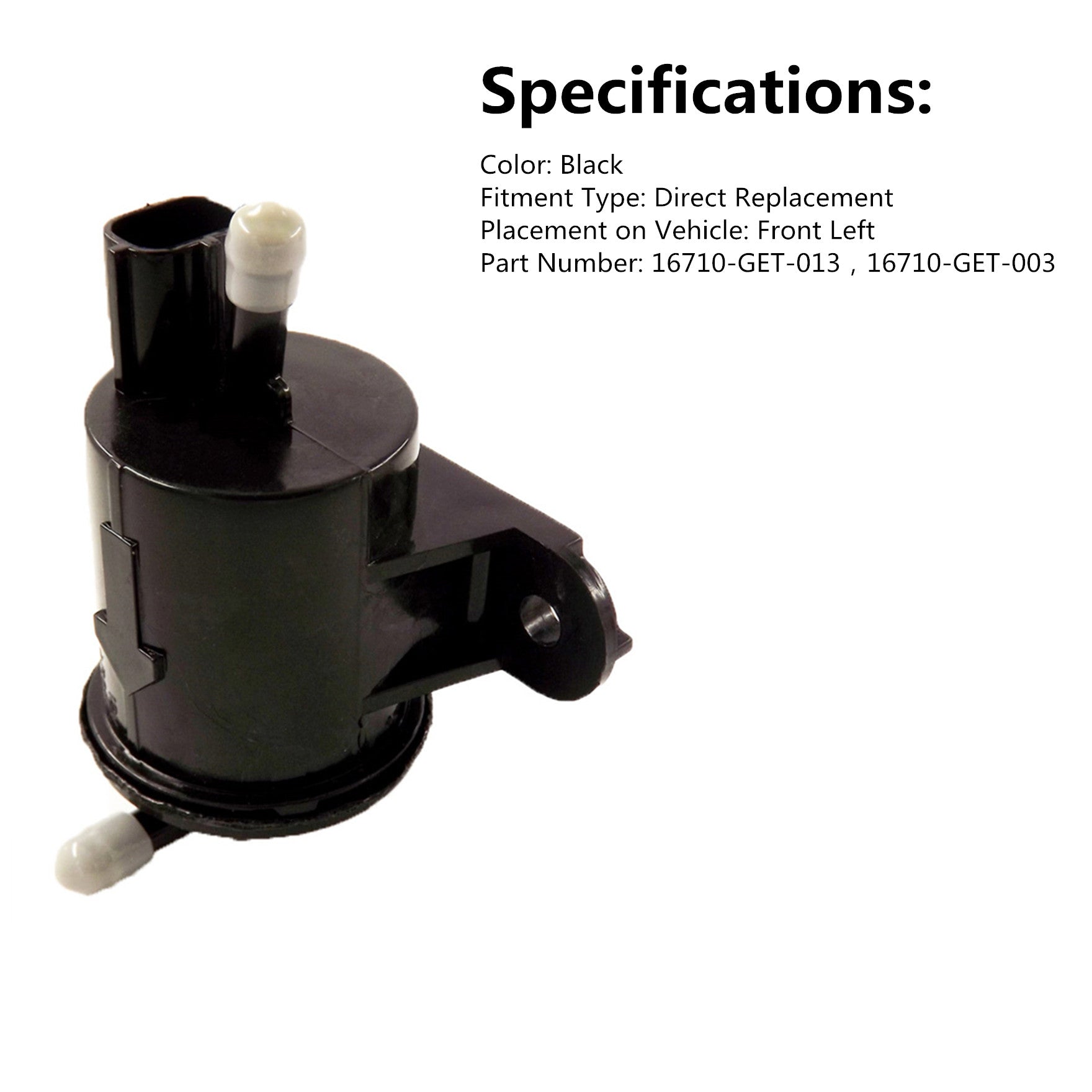 Fuel Pump Scooter 16710-GET-013 for Honda 02-09 Metropolitan 50, 03-16 Ruckus 50
