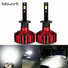 H1 6000K 300000LM White LED Headlight LED Lights Bulbs Kit HI/LO Beam