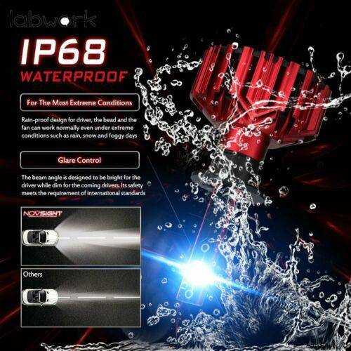 H1 6000K 300000LM White LED Headlight LED Lights Bulbs Kit HI/LO Beam
