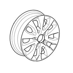 SAIC MAXUS V80 Original Alloy Wheels Aluminum Wheels C00103054