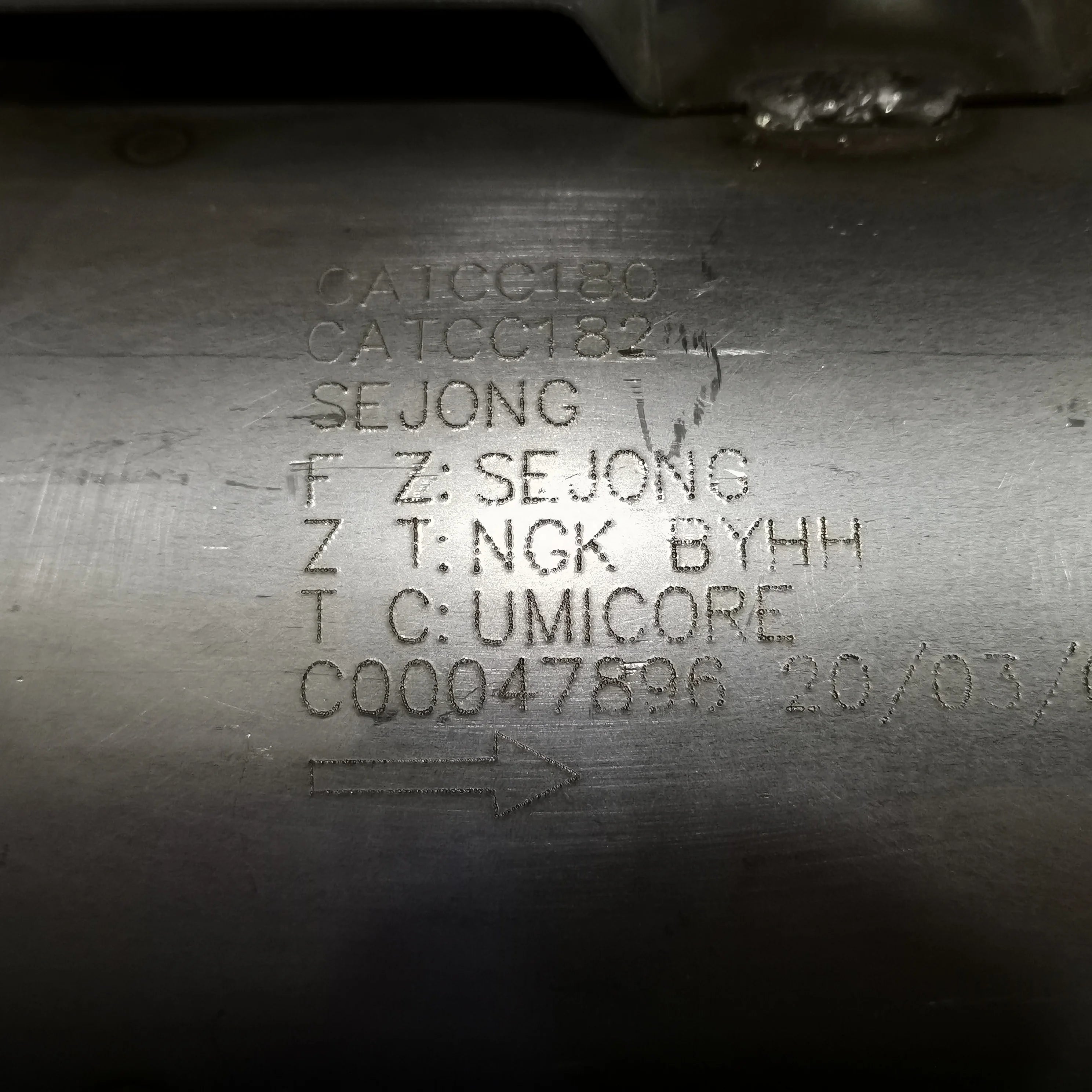 SAIC MAXUS V80 High Quality Exhaust Pipe Front Section Assembly C00027695 C00078063